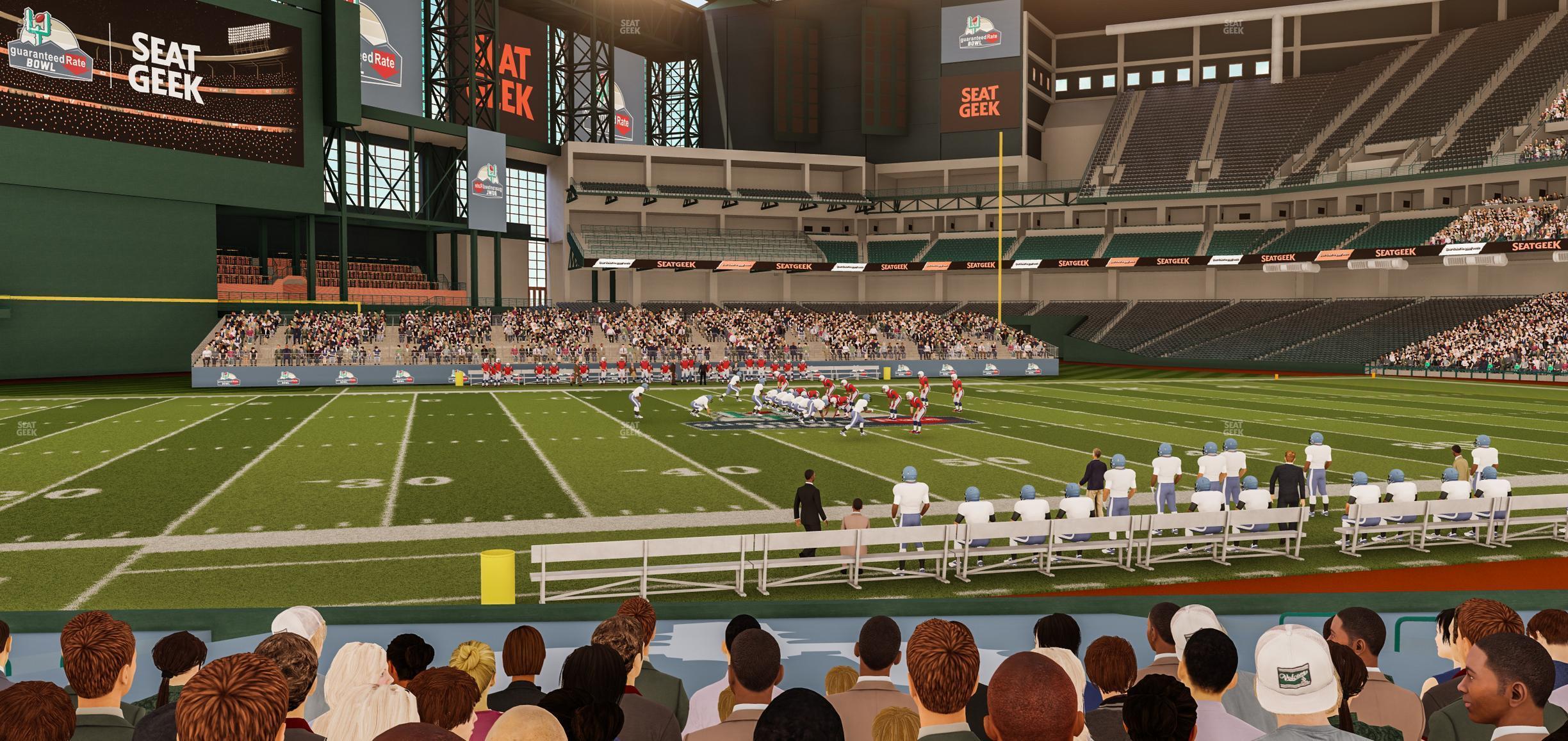 Seating view for Chase Field Section 132