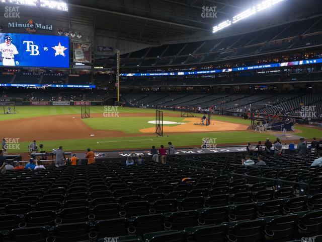 Seating view for Minute Maid Park Section 112