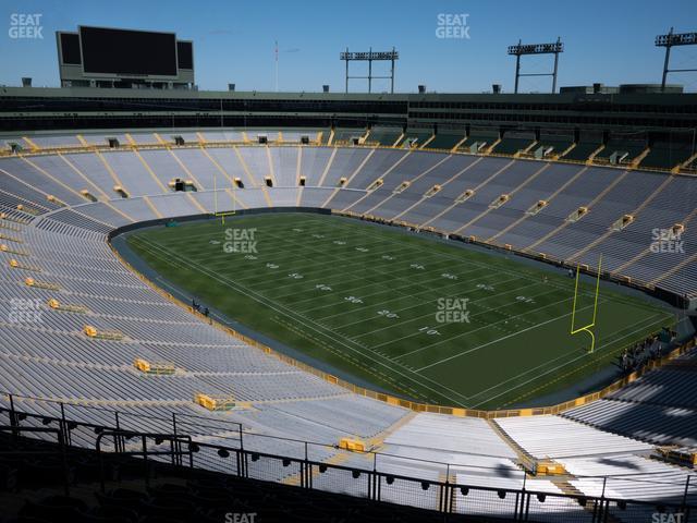 Seating view for Lambeau Field Section 634 S