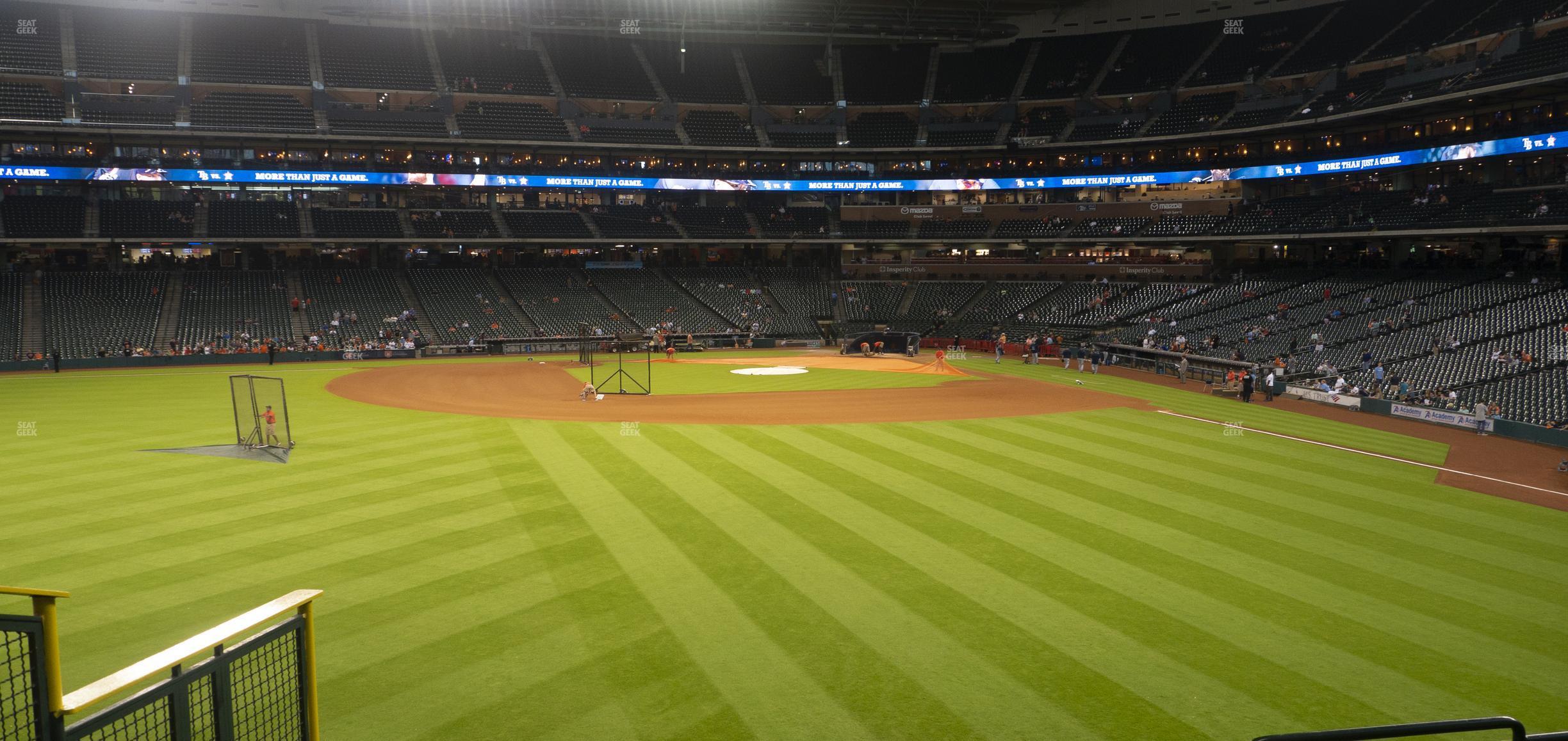 Seating view for Minute Maid Park Section 100