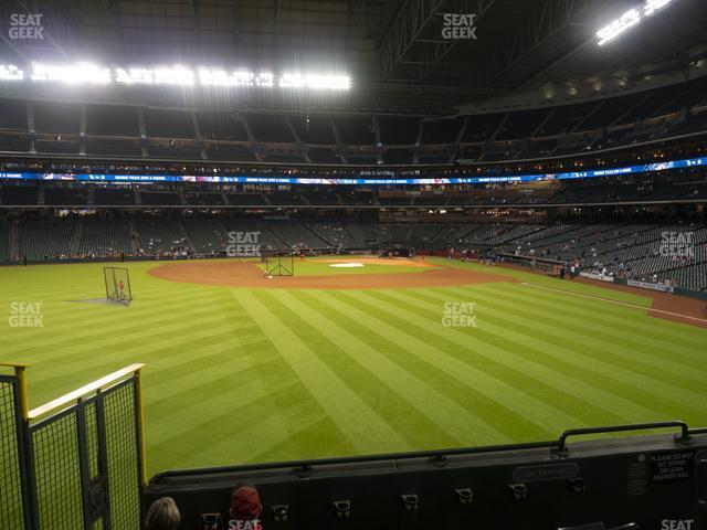 Seating view for Minute Maid Park Section 100