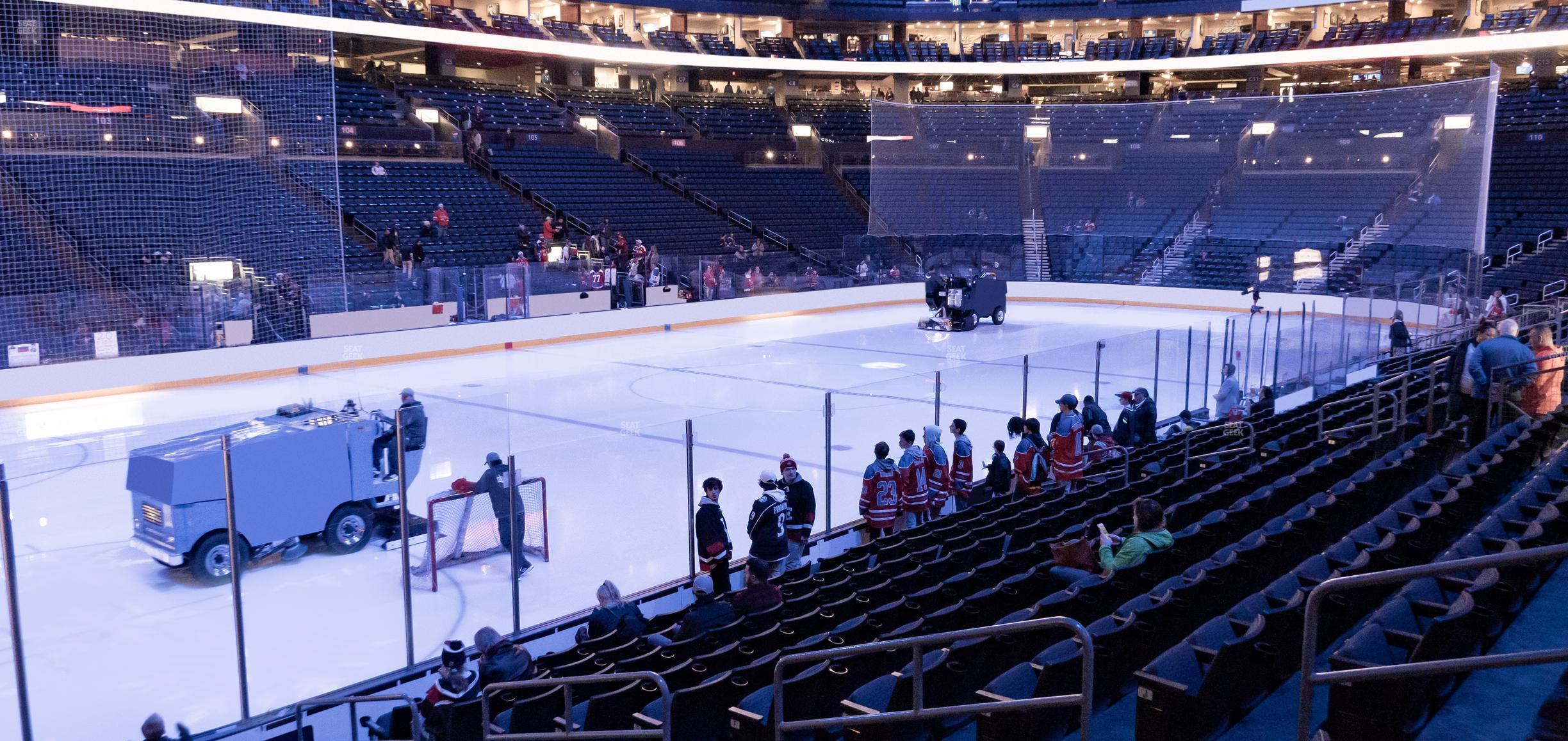 Seating view for Nationwide Arena Section 117