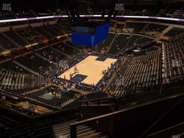 Seating view for Gainbridge Fieldhouse Section 214