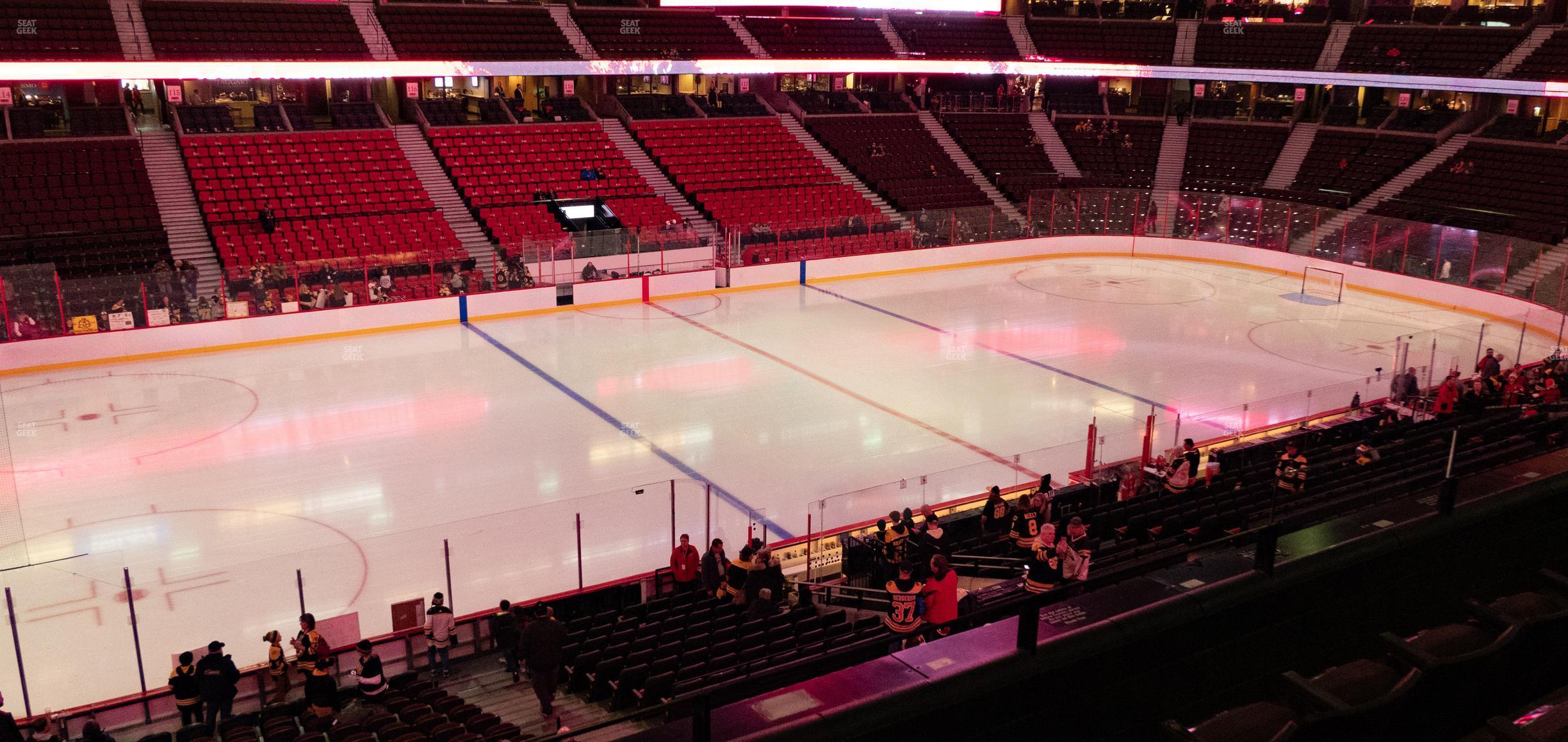 Seating view for Canadian Tire Centre Section 211