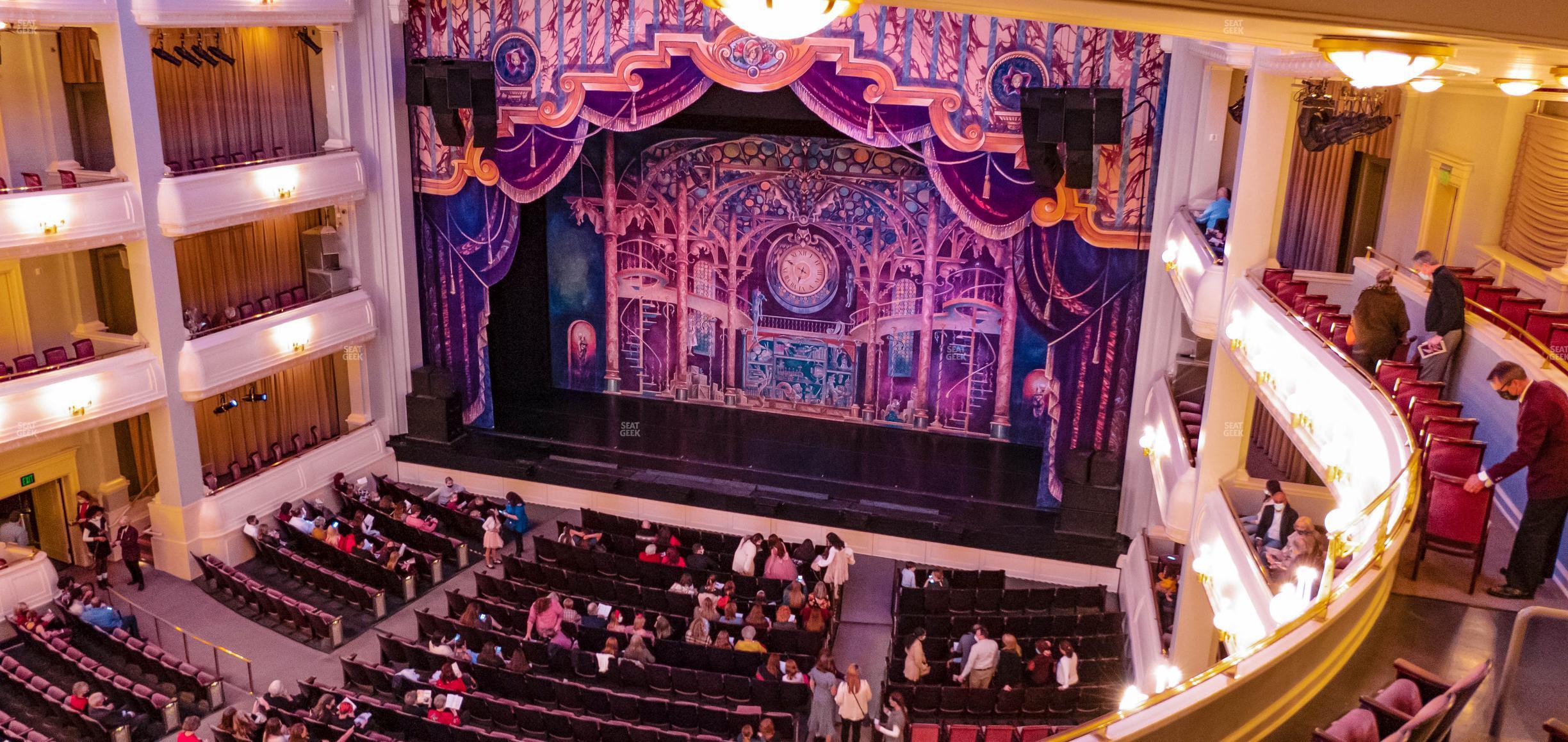 Seating view for Bass Performance Hall Section Mezzanine Right