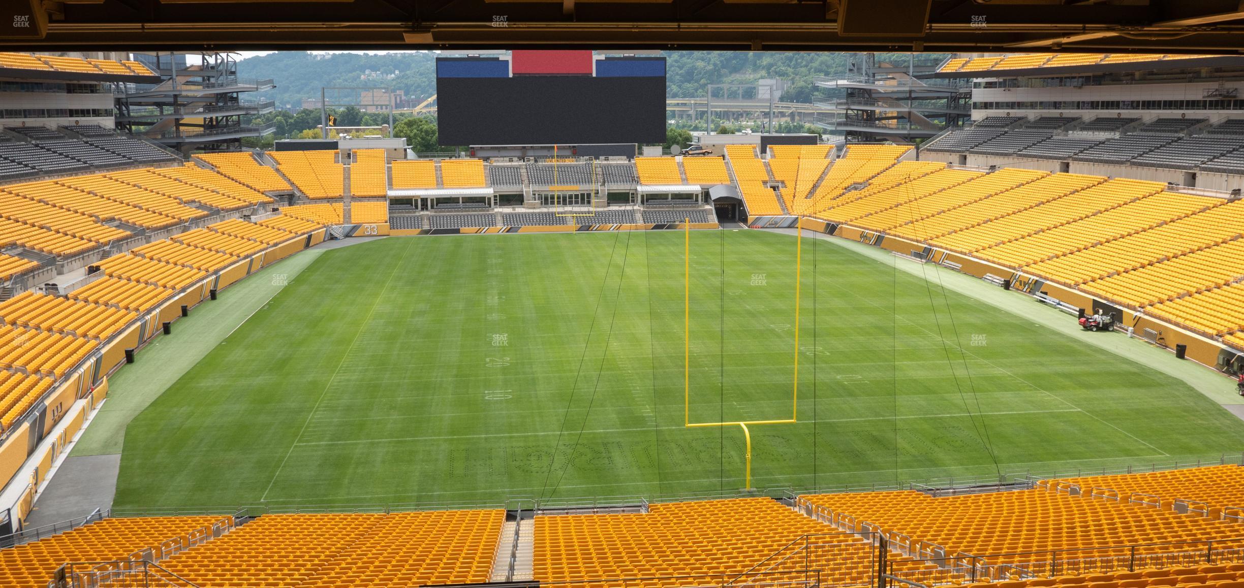 Seating view for Acrisure Stadium Section North Club 007