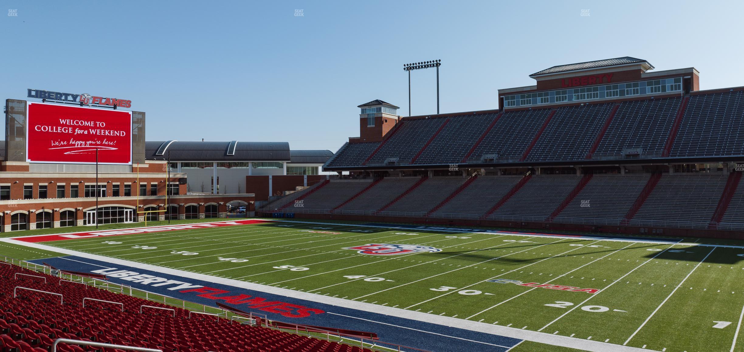 Seating view for Williams Stadium Section 102