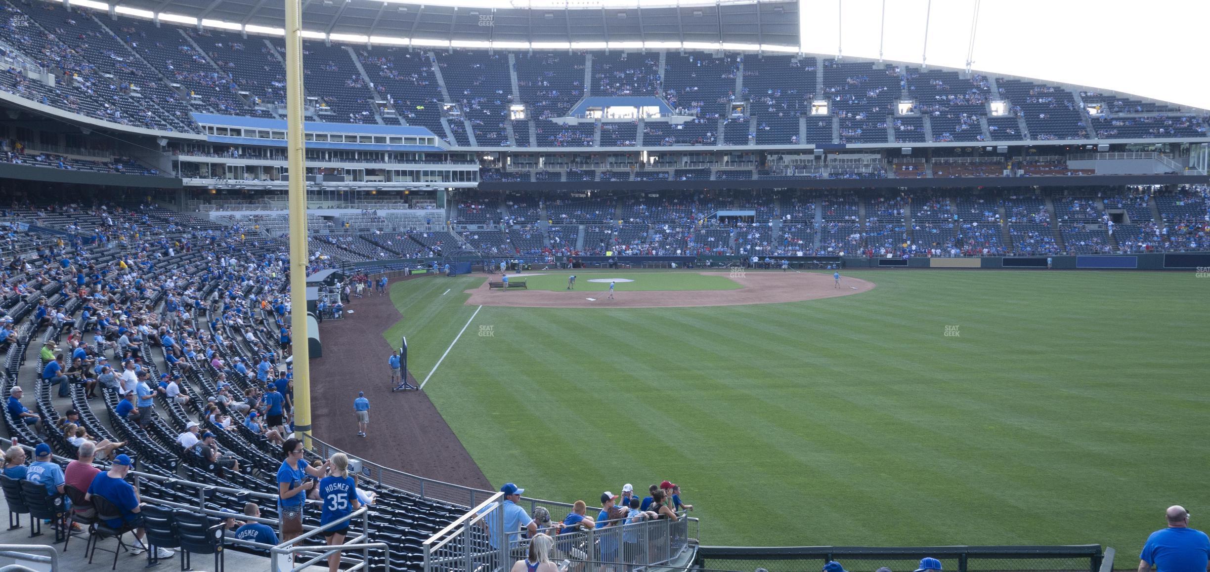 Seating view for Kauffman Stadium Section 250