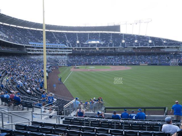 Seating view for Kauffman Stadium Section 250