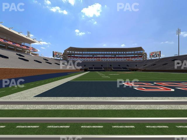 Seating view for Vaught Hemingway Stadium Section North Ada