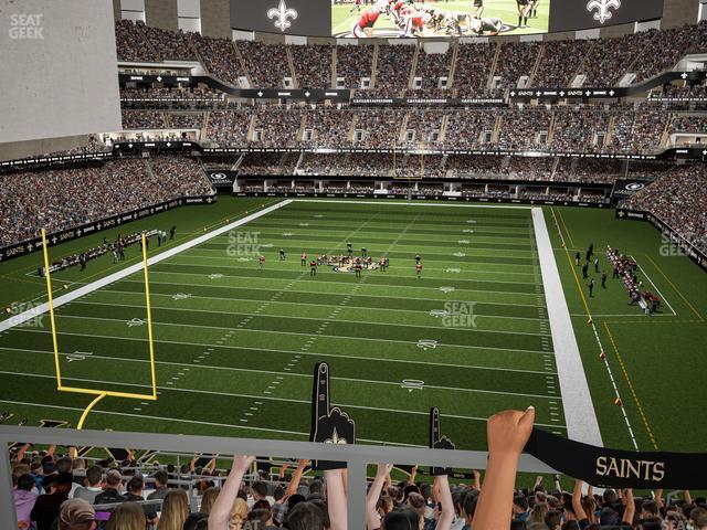 Seating view for Caesars Superdome Section Suite 343