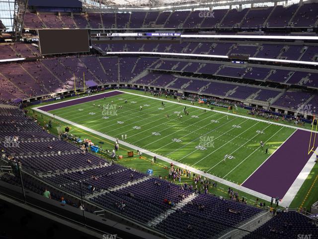 Seating view for U.S. Bank Stadium Section 307