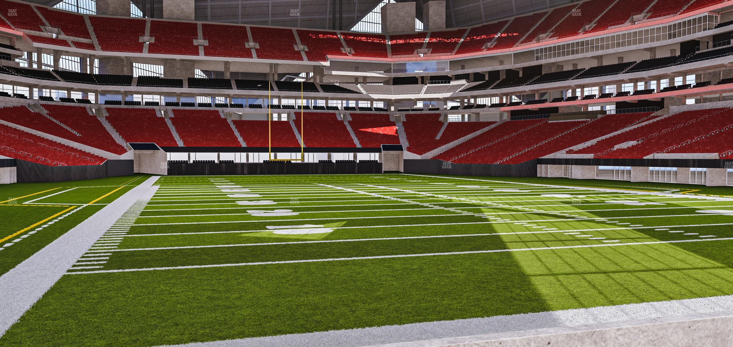 Seating view for Mercedes-Benz Stadium Section East Field Suite 8