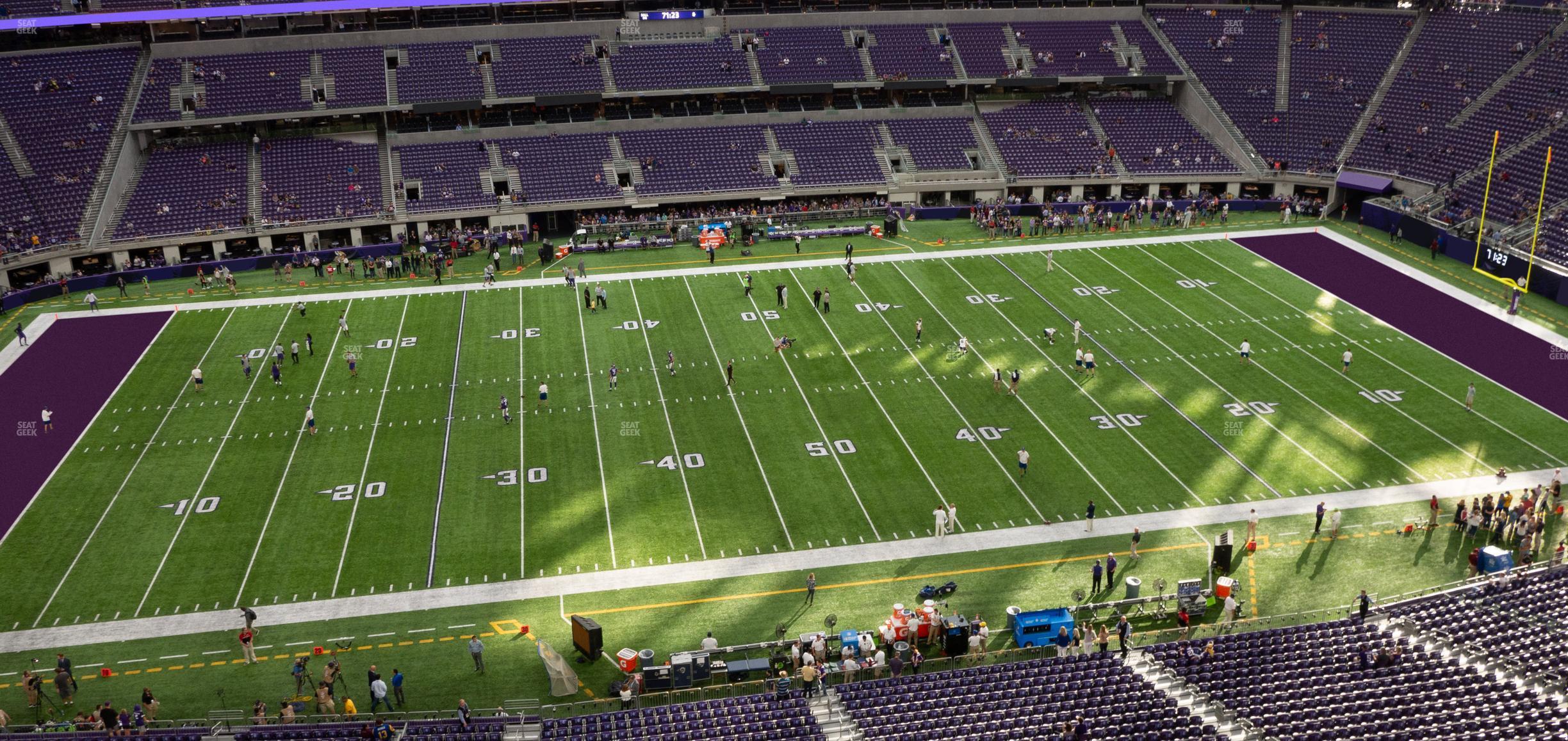 Seating view for U.S. Bank Stadium Section 313