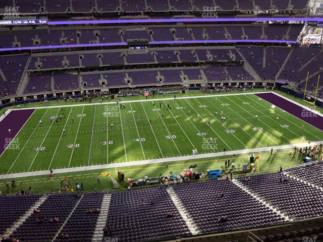 Seating view for U.S. Bank Stadium Section 313