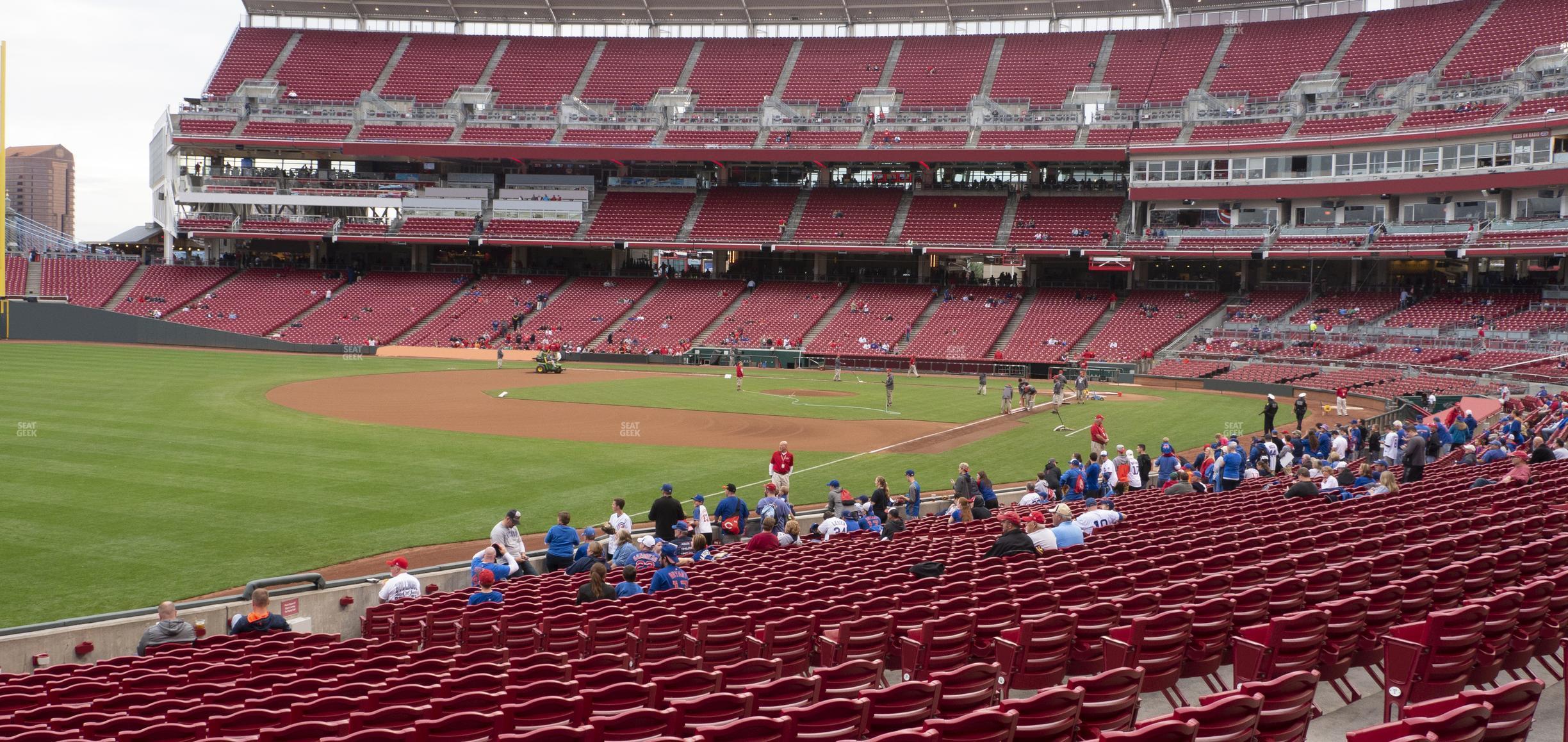 Seating view for Great American Ball Park Section 111