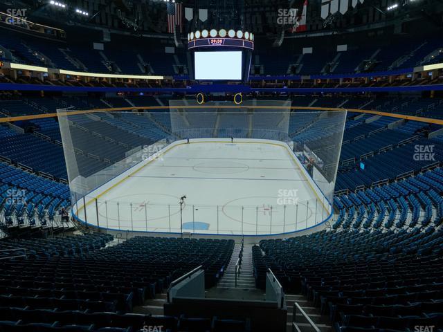 Seating view for KeyBank Center Section Studio Box 3