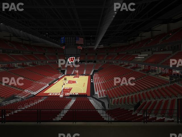 Seating view for Kohl Center Section 214