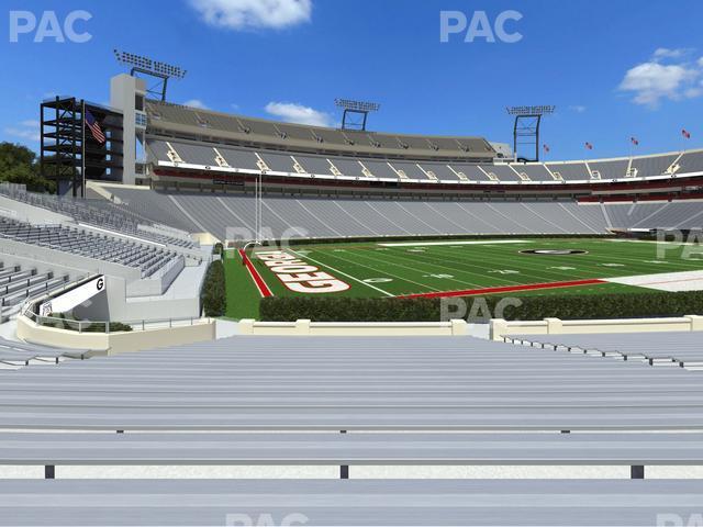 Seating view for Sanford Stadium Section 136