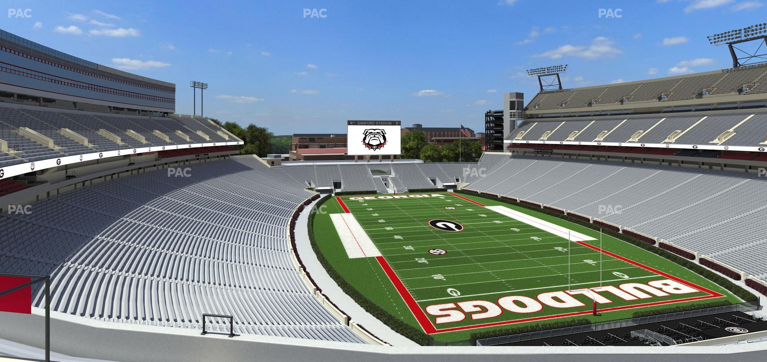 Seating view for Sanford Stadium Section 322