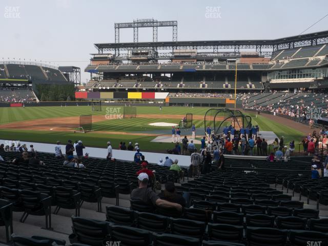 Seating view for Coors Field Section 135