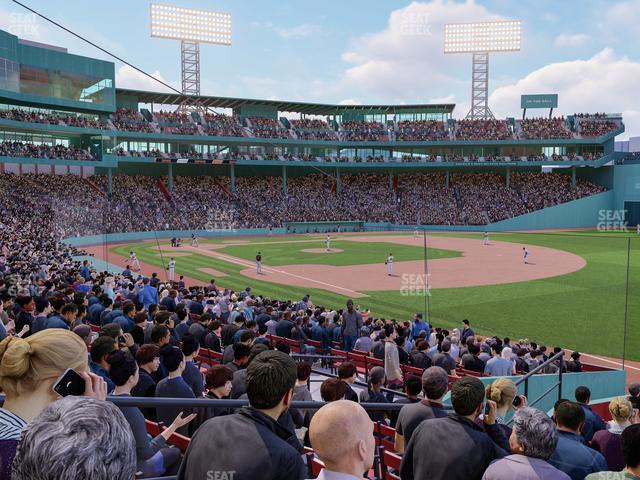 Seating view for Fenway Park Section Right Field Box 97