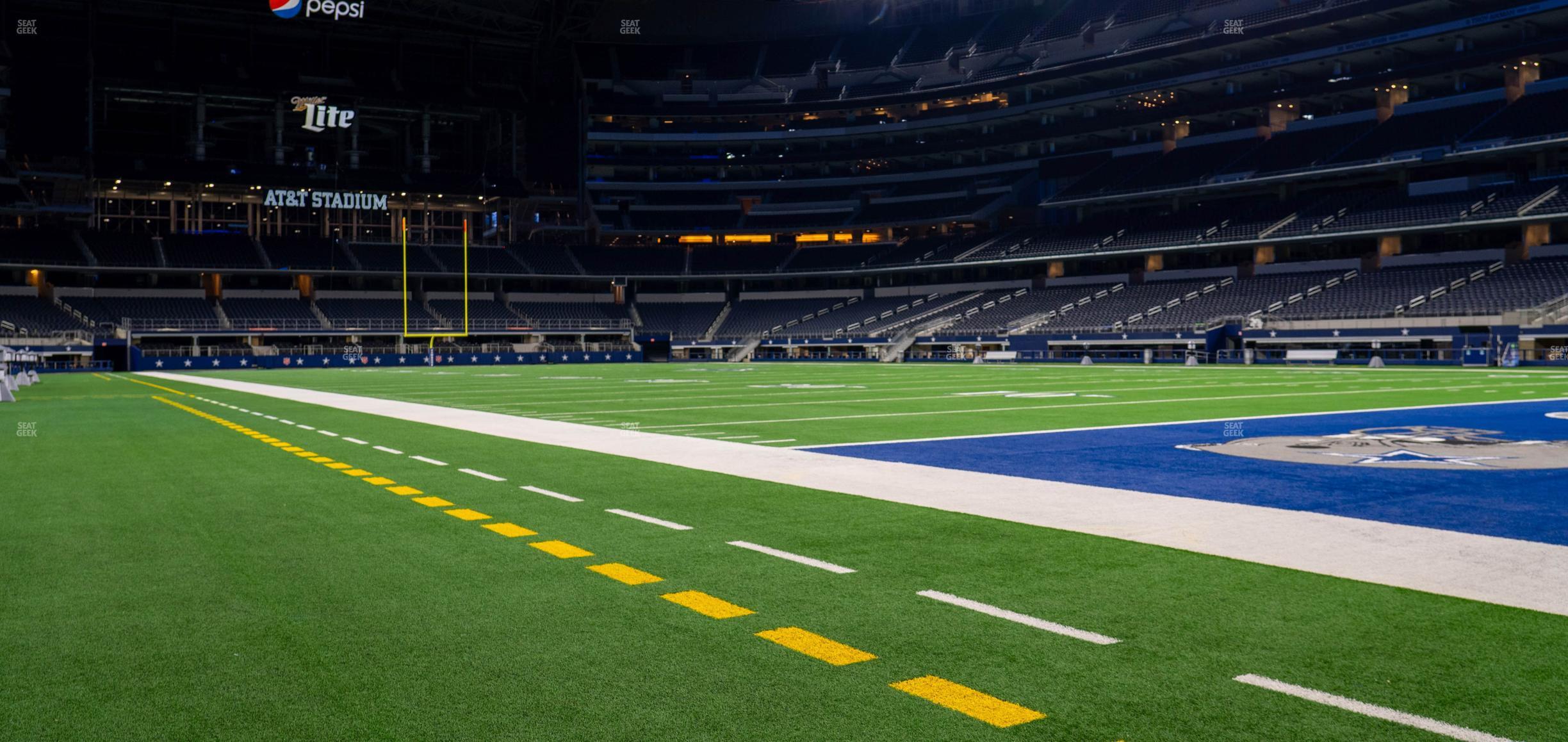 Seating view for AT&T Stadium Section Event Level Suite 10