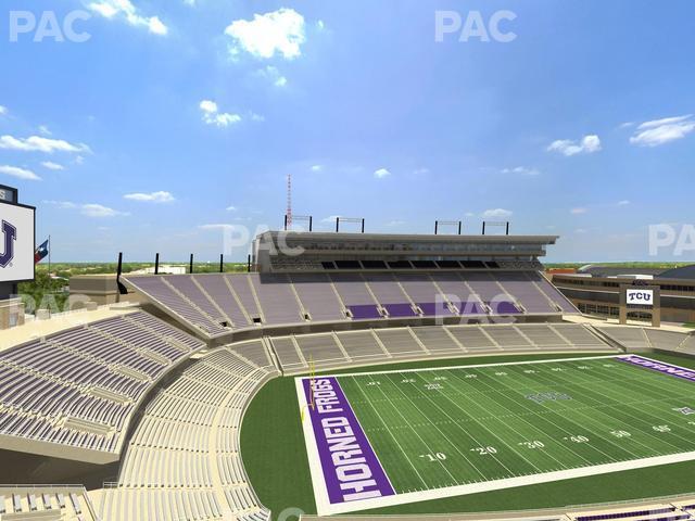 Seating view for Amon G. Carter Stadium Section 311