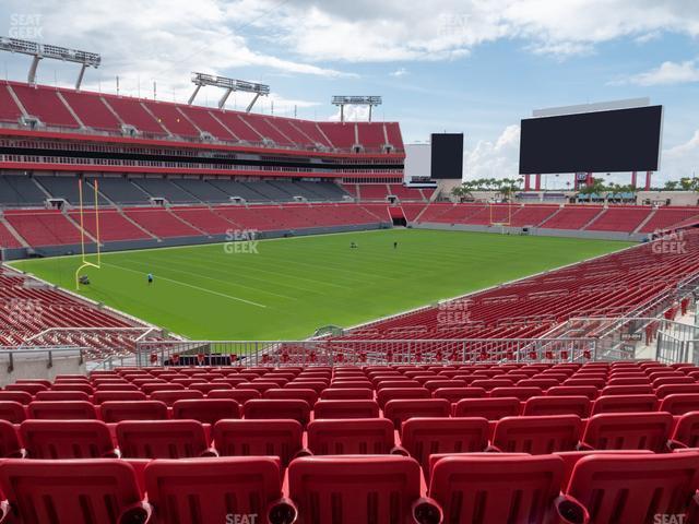 Seating view for Raymond James Stadium Section 203