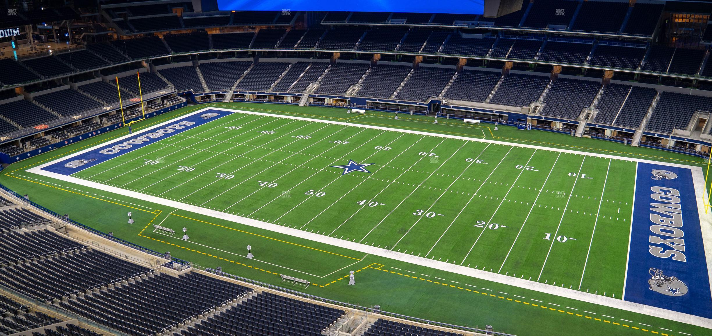 Seating view for AT&T Stadium Section Star Suite 629