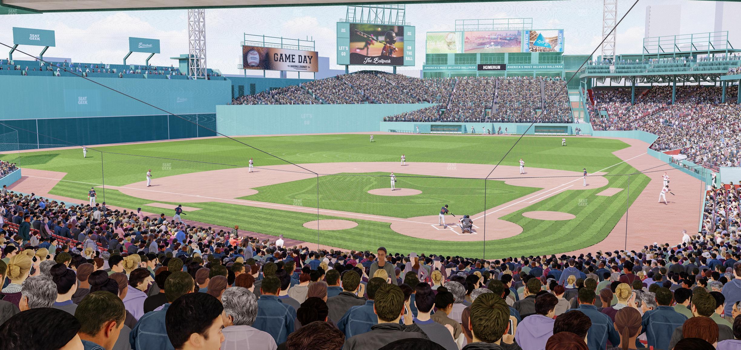 Seating view for Fenway Park Section Grandstand 22