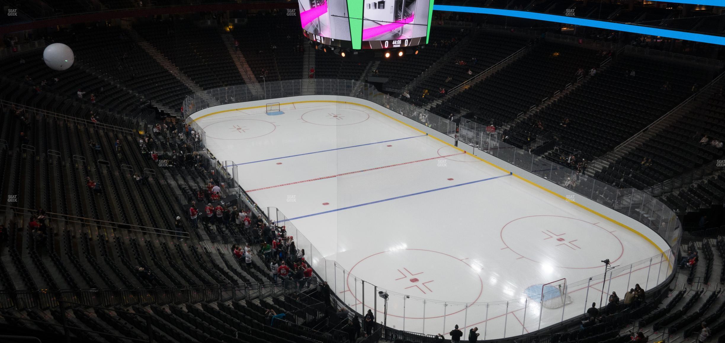 Seating view for T-Mobile Arena Section 211