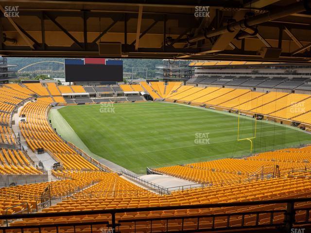 Seating view for Acrisure Stadium Section North Club 004