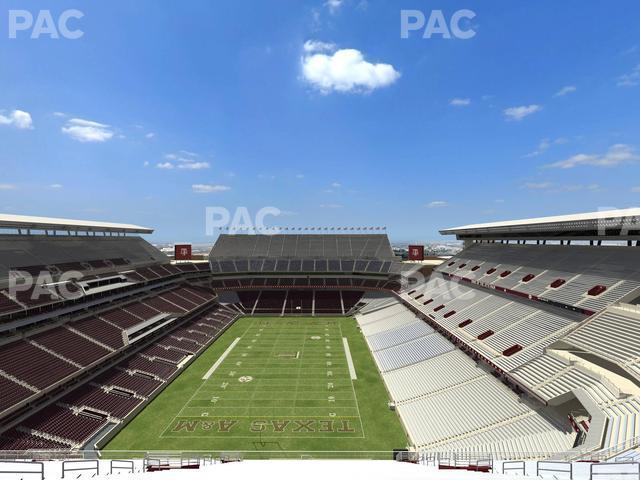 Seating view for Kyle Field Section 345