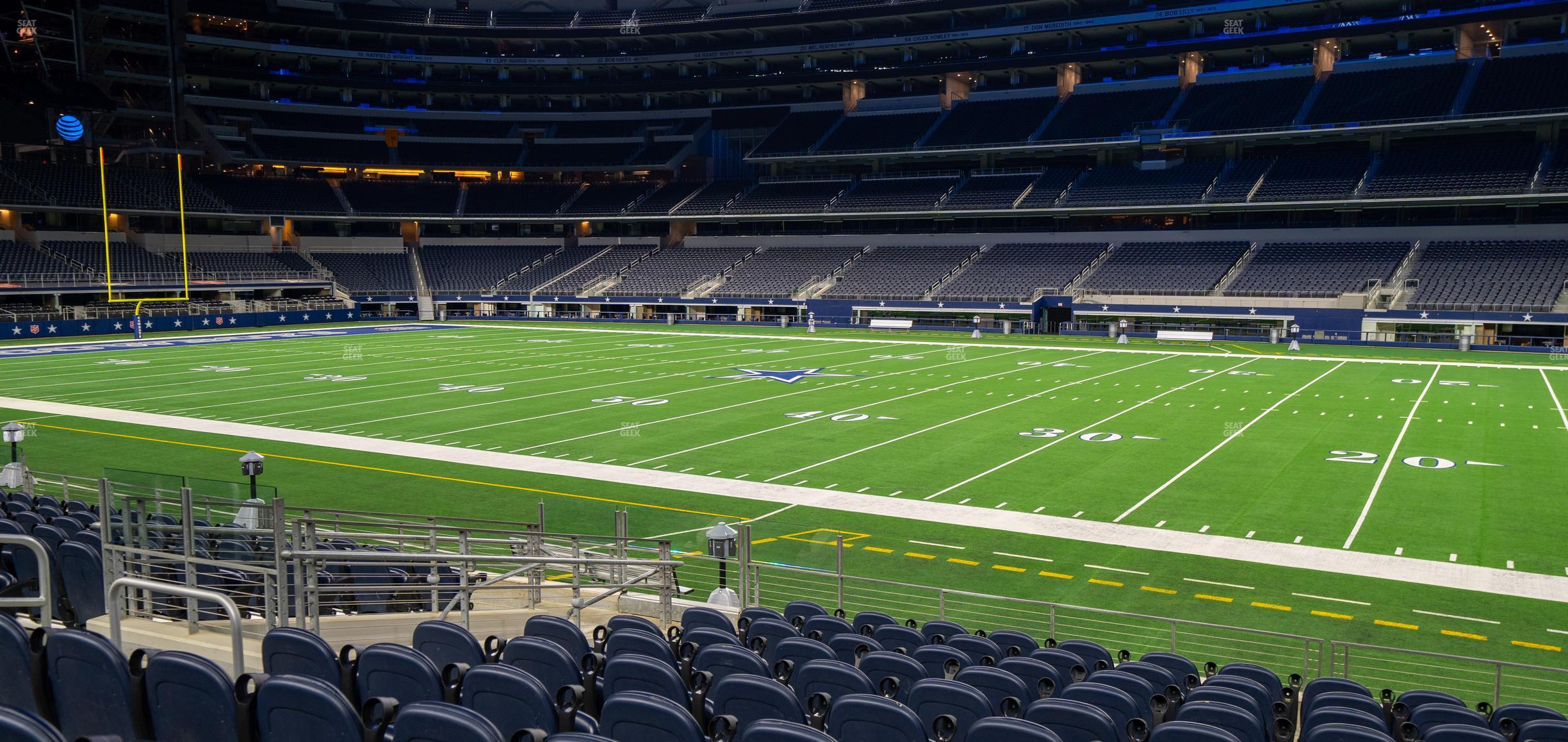 Seating view for AT&T Stadium Section C 133