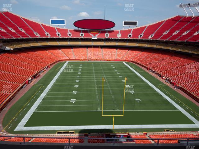 Seating view for GEHA Field at Arrowhead Stadium Section 313