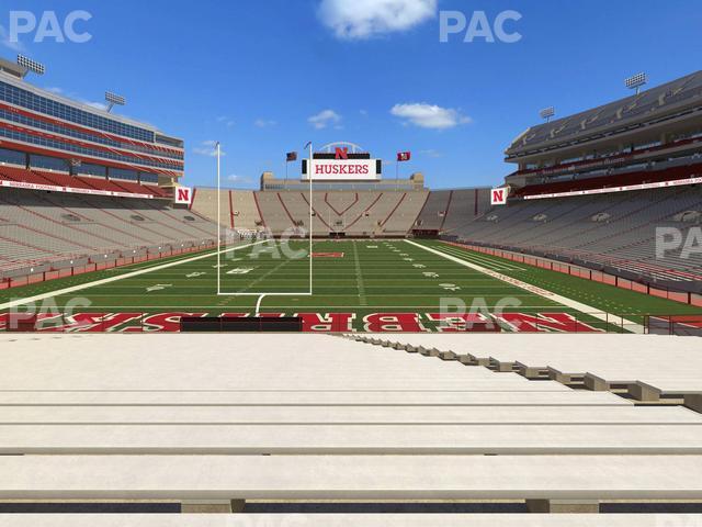 Seating view for Memorial Stadium Nebraska Section 16