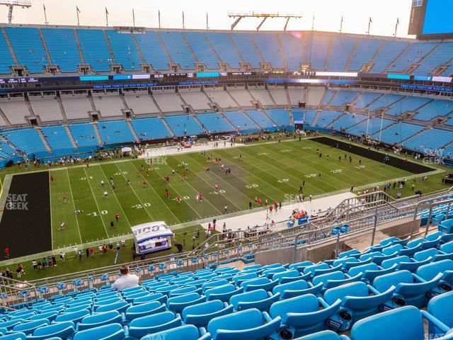 Seating view for Bank of America Stadium Section 518