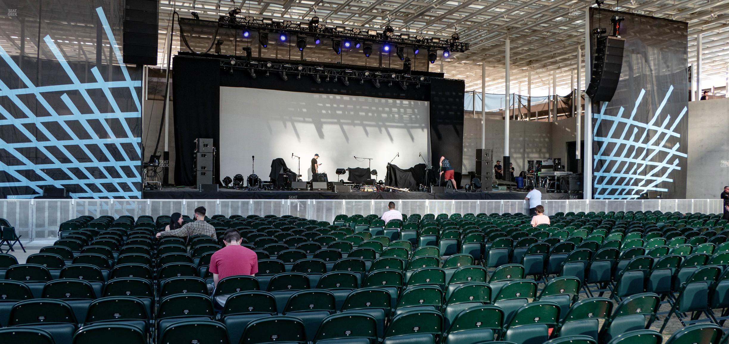 Seating view for Moody Amphitheater Section 104