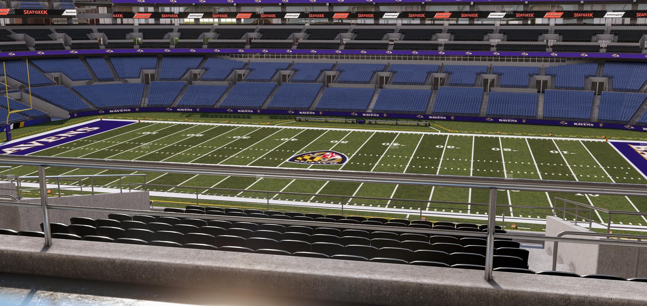 Seating view for M&T Bank Stadium Section Suite 315