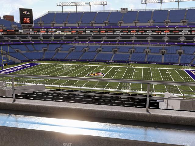 Seating view for M&T Bank Stadium Section Suite 315