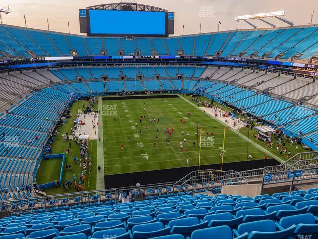 Seating view for Bank of America Stadium Section 530