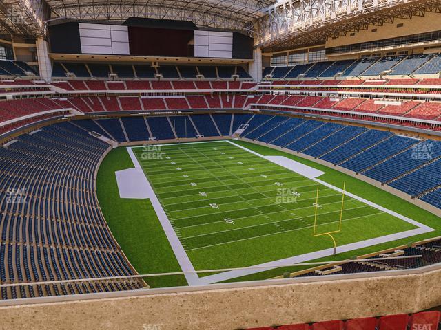 Seating view for NRG Stadium Section 524