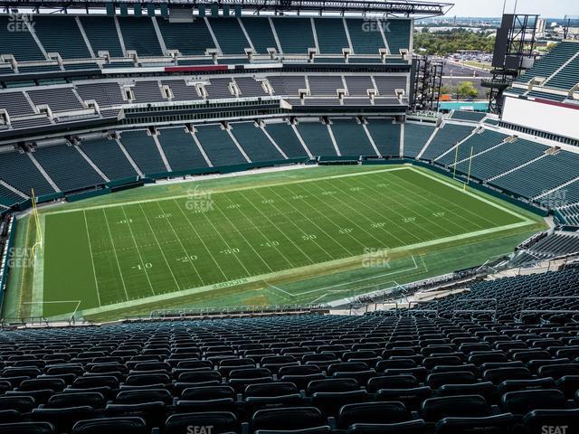 Seating view for Lincoln Financial Field Section 222