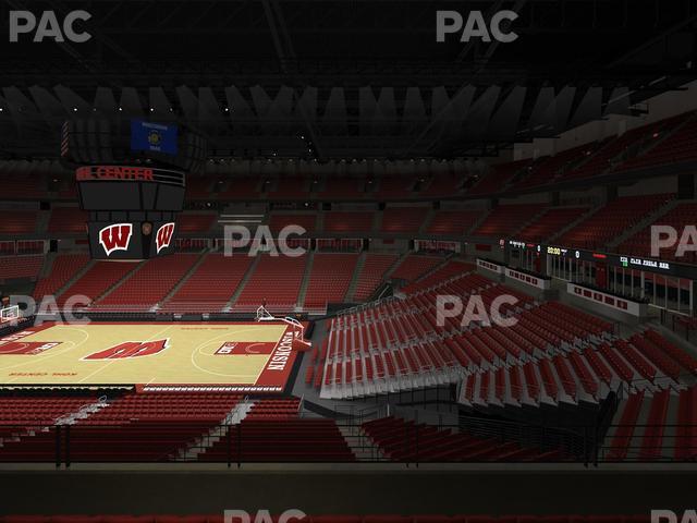 Seating view for Kohl Center Section 220