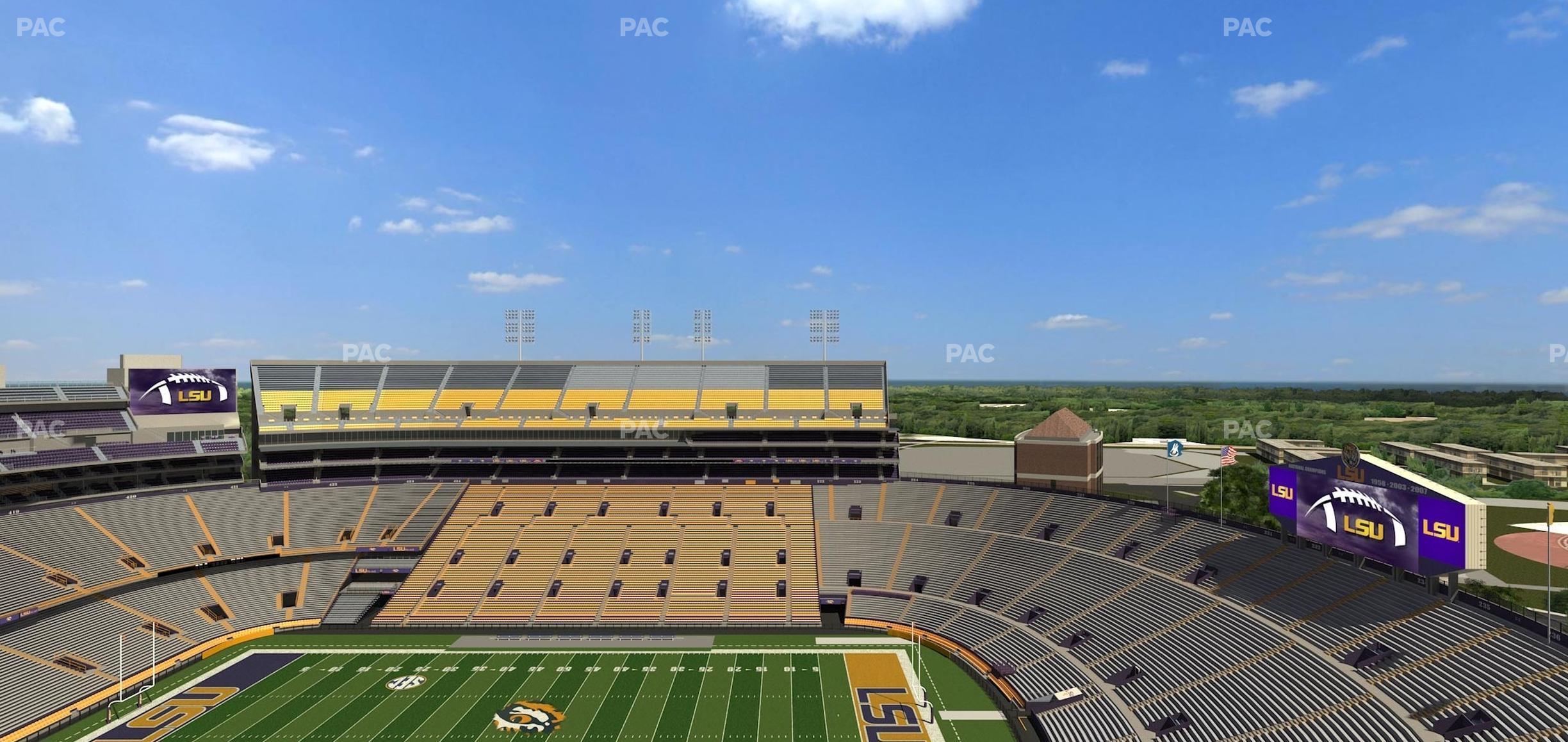 Seating view for Tiger Stadium Section 632