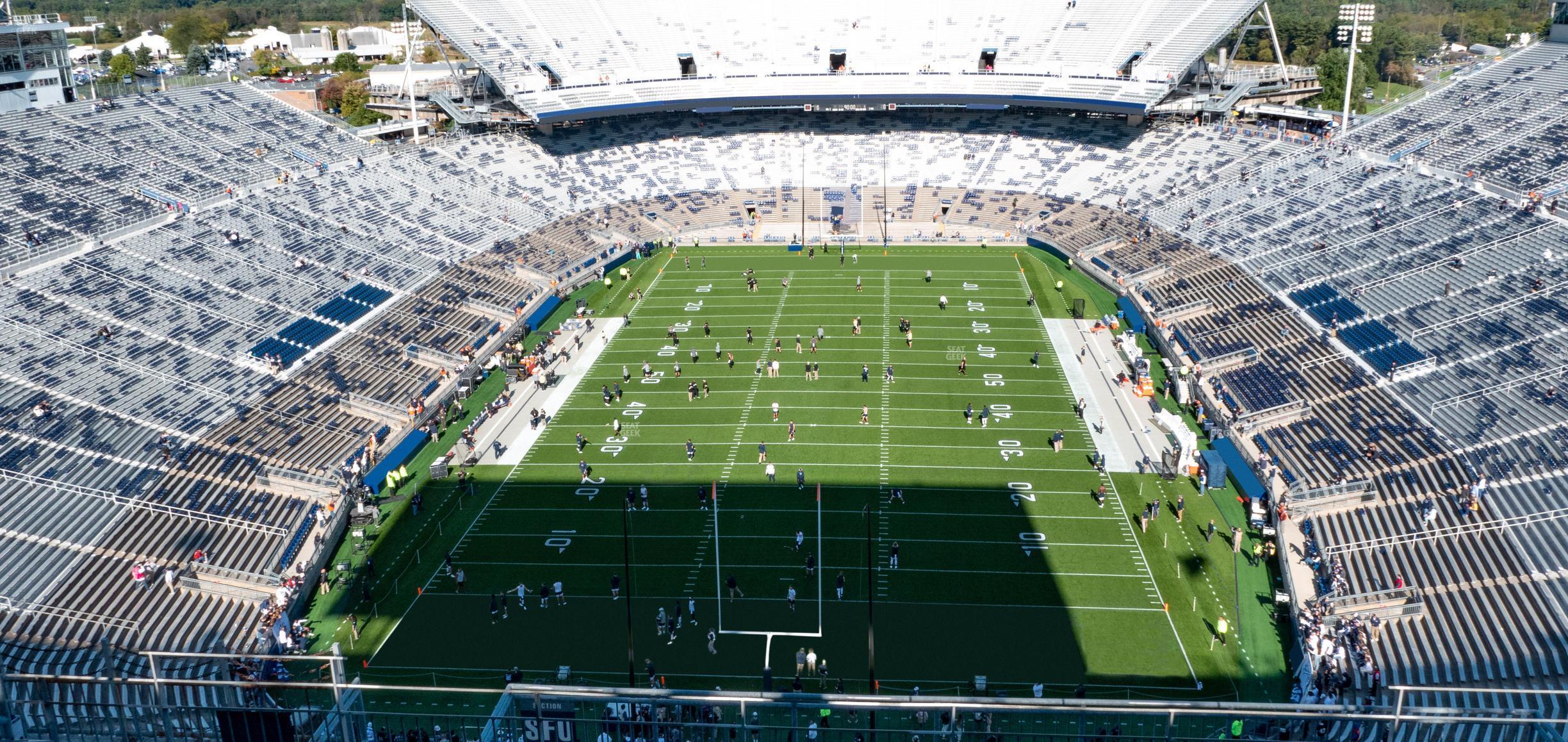 Seating view for Beaver Stadium Section South E Upper