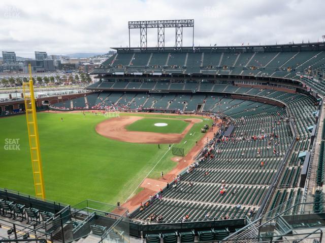 Seating view for Oracle Park Section View Reserved 334