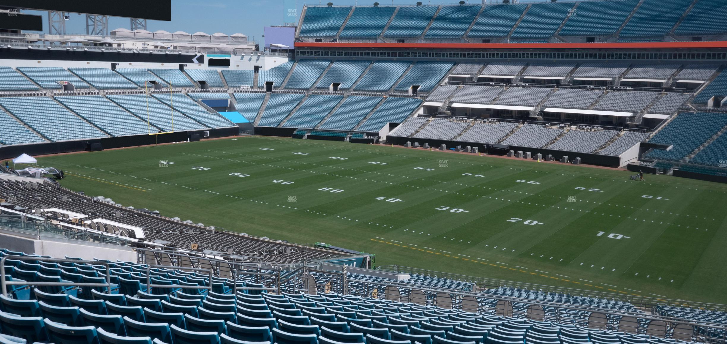 Seating view for EverBank Stadium Section 205