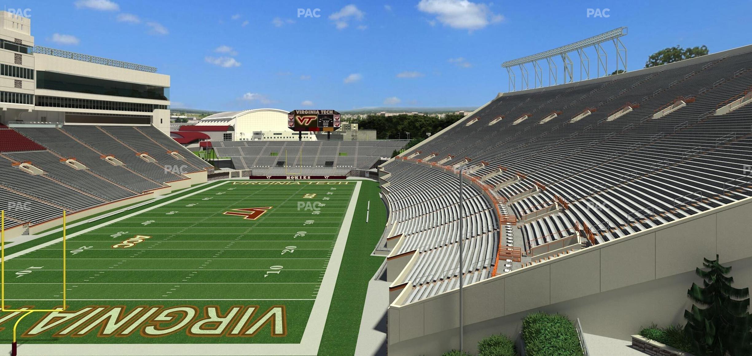 Seating view for Lane Stadium Section 403